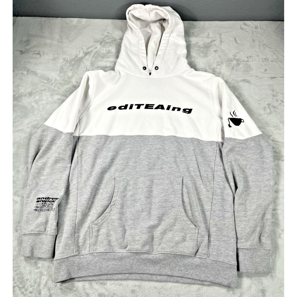 Shane Dawson Andrew Siwicki "ediTEAing" Hoodie L White/Gray Killer Merch